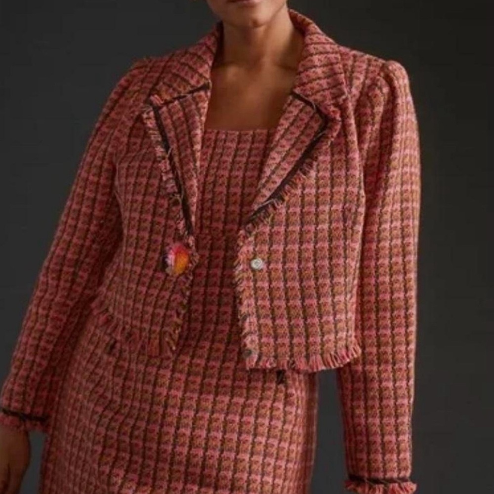 Anthropologie Tweed Blazer